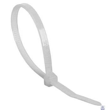 Rexant (07-0109) Стяжка нейлоновая многоразовая 100x2,5мм, белая (100 шт/уп)