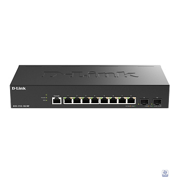 D-Link DGS-1210-10X/ME/C1A Управляемый L2 коммутатор с 8 портами 10/100/1000Base-T и 2 портами 10GBase-X SFP+ 
