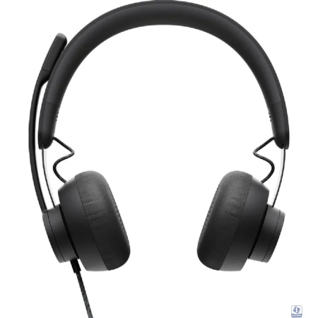 Logitech Zone Wired Teams черный матовый 1.9м накладные USB оголовье (981-000870)