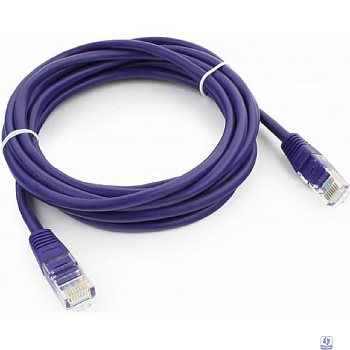 Cablexpert PP12-3M/V Патч-корд UTP кат.5e, 3м, литой, многожильный (фиолетовый)