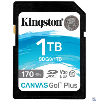 SecureDigital 1TB Kingston SDG3/1TB Canvas Go! Plus w/o adapter