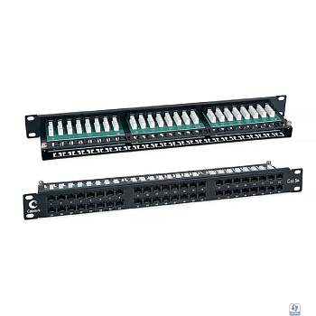 CABEUS PLHD-48-CAT.5E-DUAL IDC-1U ПАТЧ-ПАНЕЛЬ ВЫСОКОЙ ПЛОТНОСТИ 19", 1U, 48 ПОРТОВ RJ-45, КАТЕГОРИЯ 5E, DUAL IDC