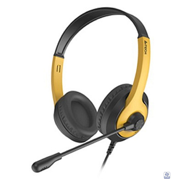 Повреждение упаковки A4Tech Fstyler FH100U желтый/черный 2м накладные USB (FH100U (BUMBLEBEE))