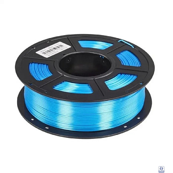 Филамент NVPRINT PLA+ Trasparent Blue для 3D печати диаметр 1.75мм  длина 330 метров  масса 1 кг