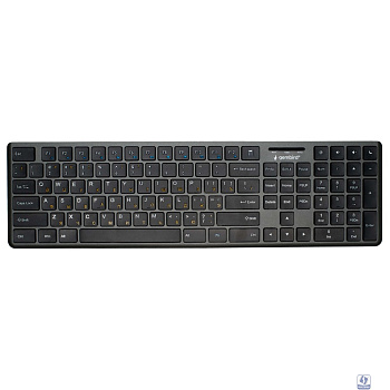 Проводная клавиатура Gembird KB-8460, 103кл+5 доп, 12Fn, ножничная, тихая, 1.5м, черная