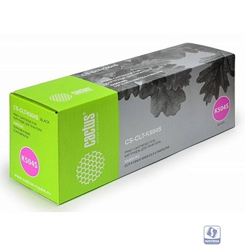 Картридж лазерный Cactus CS-CLT-K504S черный (2500стр.) для Samsung CLP-415N/CLX-4195FW/4195FN