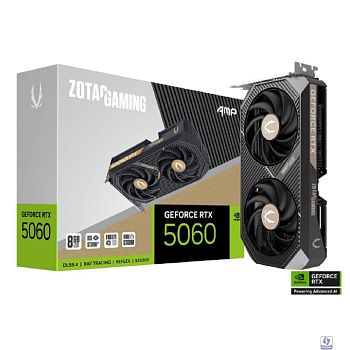 Видеокарта ZOTAC GAMING GeForce RTX 5060 TWIN EDGE OC NV 8Gb GDDR7 128 bit  2280/2527 MHz  3*DP/HDMI 2*FAN (ZT-B50600H-10M)  RTL