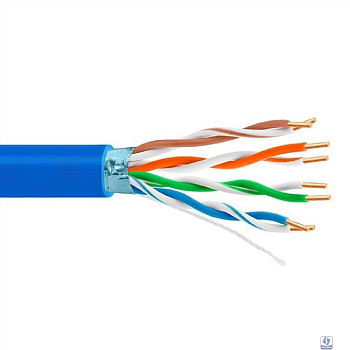 5bites Кабель FS5505-305A-BL витая пара FTP / SOLID / 5E / 24AWG / CCA / PVC / BLUE / 305M