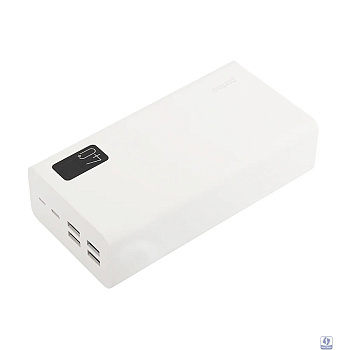 Perfeo Powerbank MOUNTAINS 40000 mAh/LED дисплей/PD + QC 3.0/Type-C/4 USB/Выход: 3A, max 22.5W/White (PF_D0160)