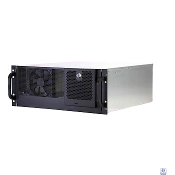 Procase RM445D-B-0 Корпус 4U Rack server case, 3x5.25+8HDD, черный, без блока питания, глубина 450мм, MB 12"x10.5", дверца