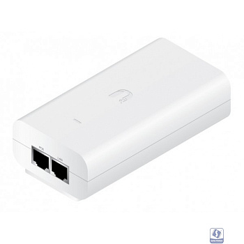 UBIQUITI POE-24-12W-G-WH (White) Блок питания с PoE, 220 VAC -> 24 VDC, 0.5А