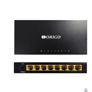 ORIGO OS1208/A1A Неуправляемый коммутатор 8x100Base-TX, корпус металл