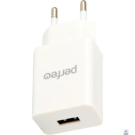 PERFEO Сетевое зарядное устройство с разъемом USB, 1А, белый (I4656)