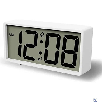 Perfeo Часы-будильник "Tablo", белый, (PF-S6118)