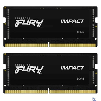 Kingston DDR5 SODIMM 64GB 4800MT/s  CL38  (Kit of 2) FURY Impact KF548S38IBK2-64