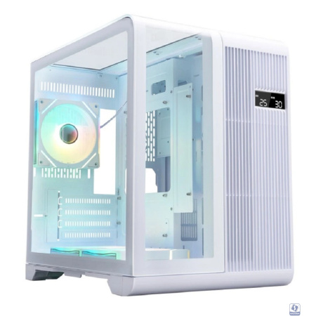 1STPLAYER RT5 ARGB White / mATX / 3x120mm ARGB fans / RT5-WH-2FC7R-W-1FC7-W