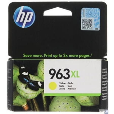 HP 3JA29AE Картридж струйный  963 желтый (1600 стр.) 