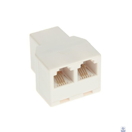 Rexant (03-0032) Телефонный двойник RJ-11 (штекер - 2 гнезда) 6P-4C (50 шт)