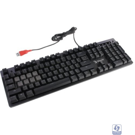 Клавиатура A-4Tech Bloody B500N black USB for gamer LED [1181122]