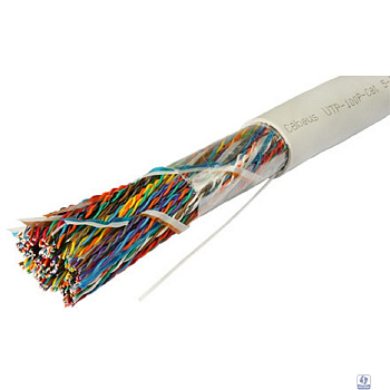 Cabeus UTP-100P-Cat.5-IN-LSZH Кабель витая пара UTP (U/UTP), категория 5, 100 пар (24 AWG), одножильный (solid), LSZH, нг(А)-HF, 1м