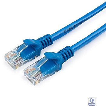 Патч-корд UTP Cablexpert PP12-30M/B кат.5e, 30м, литой, многожильный (синий)
