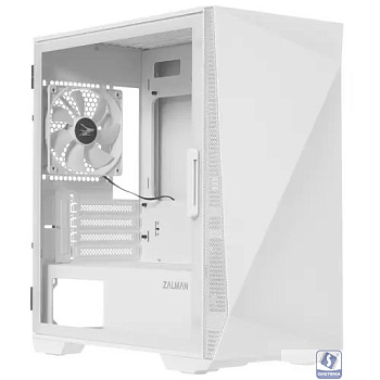 Zalman Z1 Iceberg White Mid Tower (mATX/Mini-ITX, без БП, Steel, Plastic, Tempered Glass)
