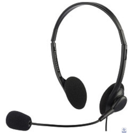 Повреждение упаковки Oklick HS-M143VB черный 1.8м накладные оголовье [614036]