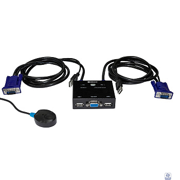 Повреждение упаковки ORIGO OKVM221/A1A 2-портовый KVM-переключатель с портами VGA и USB