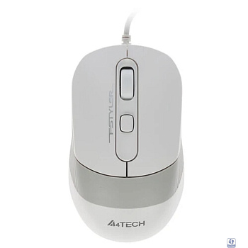 A-4Tech Мышь FStyler FM10 WHITE белый/серый оптическая (1000dpi) USB [1147676]