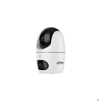 DAHUA DH-H5D-5F (DH-IPC-H5DP-5F-0360B) Мини-PT IP-видеокамера с панорамным модулем с Wi-Fi 5Мп; 1/3.2" CMOS; 3.6мм; ИК 30м, LED 30м; обнаружение людей, домашних животных; встроенные микрофон+динамик;