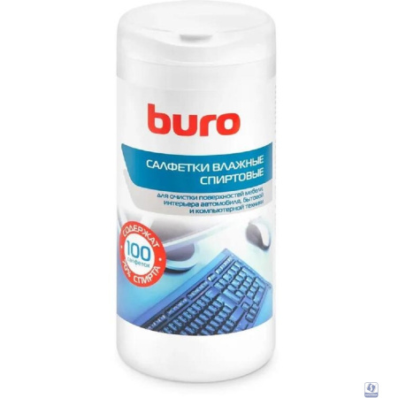 Салфетки Buro BU-AN32 антибактериальные (100лист.) спиртовые [1429366]