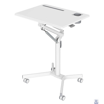 Стол для ноутбука Cactus VM-FDS101B столешница МДФ белый 70x52x107см (CS-FDS101WWT)