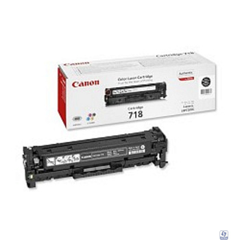 Canon Cartridge 718Bk  2662B002 Картридж для Canon LBP7200Cdn/MF8330Cdn/MF8350Cdn, Черный, 3400 стр 