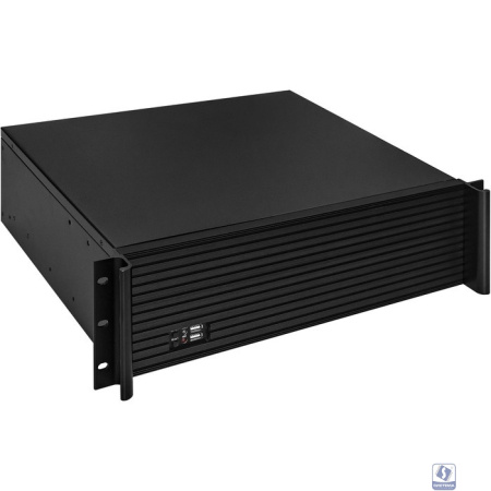 Exegate EX293191RUS Серверный корпус ExeGate Pro 3U390-11 <RM 19", высота 3U, глубина 390, БП 1200RADS, USB>