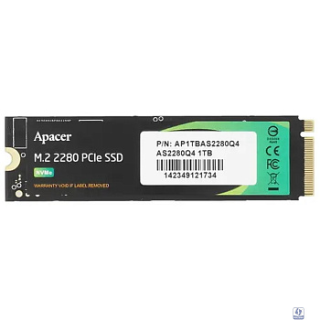 SSD Apacer M.2 2280 1TB AS2280Q4L Client SSD AP1TBAS2280Q4L-1 PCI-E 4.0 4x, 3600/3000, 3D NAND