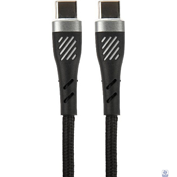 PERFEO Кабель USB C вилка - C вилка, 60W, черный, длина 1 м., POWER (C1105)