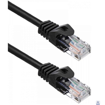Кабель ACD Патч-корд ACD-LPU5C-15M |ACD-LPU5C-15M| Cat5e UTP 24AWG 4Pair, 7/0.18мм CU Черный, 15м, (741845) 