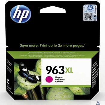 HP 3JA28AE Картридж струйный  963 пурпурный (1600 стр.) 