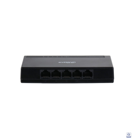 DAHUA DH-PFS3005-5GT-L 5-портовый гигабитный неуправляемый коммутатор, 5xRJ45 1Gb, коммутация 10 Гбит/с, MAC-таблица 2K, пластик