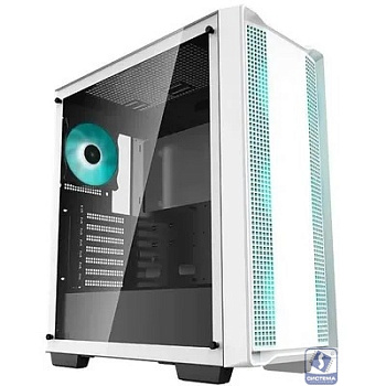 Deepcool CC560 V2 белый без БП ATX 4x120mm 1xUSB2.0 1xUSB3.0 audio bott PSU