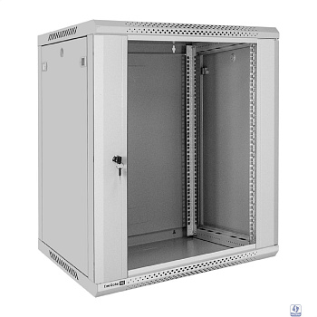 Exegate EX300267RUS Шкаф телекоммуникационный 19" настенный 15U ExeGate EC-WM-15U.600.G.GREY (19”, 15U, 600x600x769mm (ШхГхВ), передняя дверь закаленное стекло, съемные боковые панели, пыле- и влагоза
