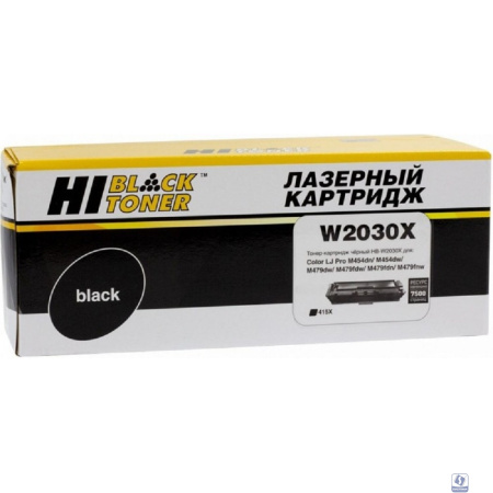 Hi-Black Картридж (HB-W2030X) для HP Color LaserJet Pro M454dn/M479dw, №415X, Bk, 7,5K с чипом
