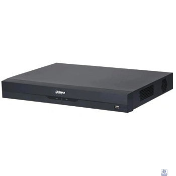 DAHUA DH-XVR5216AN-I3/T 16-канальный HDCVI-видеорегистратор с FR ; HDCVI, AHD, TVI, IP, CVBS ; 2 SATA III до 16Тбайт; видеоаналитика 1 HDMI, 1 VGA; сеть: 1 RJ45 1000Мбит/с;  аудиовх/вых: 1/1