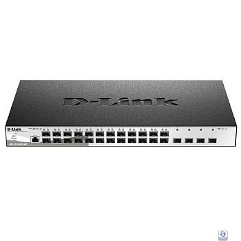D-Link DGS-1210-28XS/ME/B2A Управляемый L2 коммутатор с 24 портами 100/1000Base-X SFP и 4 портами 10GBase-X SFP+