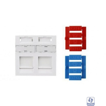 Hyperline SIP3-2K-M45-45 Вставка 45x45 (