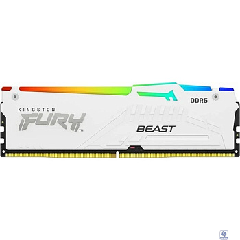 Kingston DDR5 DIMM 16GB 6000MT/sCL36 FURY Beast White RGB EXPO KF560C36BWE2A-16