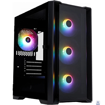 1STPLAYER Корпус TRILOBITE T4-G GLASS FRGB Black / mATX / 4x120mm FRGB fans / T4-G-BK-4F1