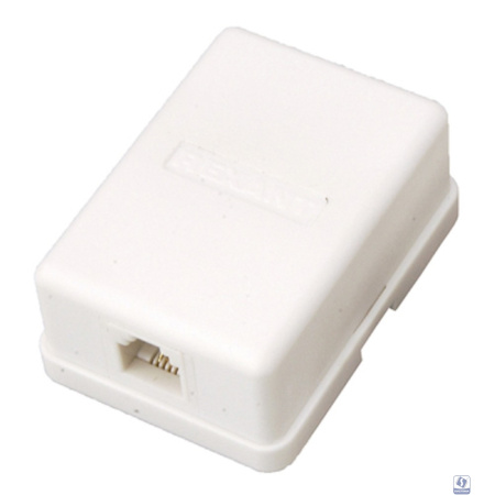 PROconnect (03-0001-4) Розетка телефонная внешняя, 1 порт UTP, RJ-11 (6P2C), CAT 3 (50 шт)