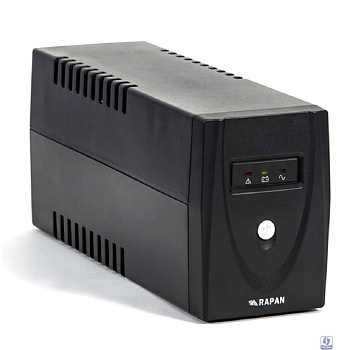 RAPAN-UPS 600 источник питания 220 В 600ВА/350Вт меандр с АКБ 7 Ач интерактивный