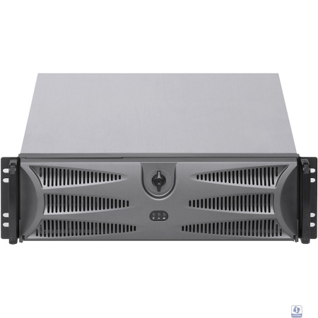 Procase EB350D-B-0 Корпус 3U Rack server case, дверца, черный,  без блока питания , глубина 500мм, MB 12"x9.6"